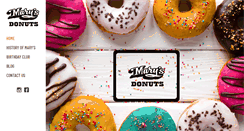 Desktop Screenshot of marysdonuts.com