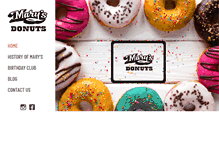 Tablet Screenshot of marysdonuts.com